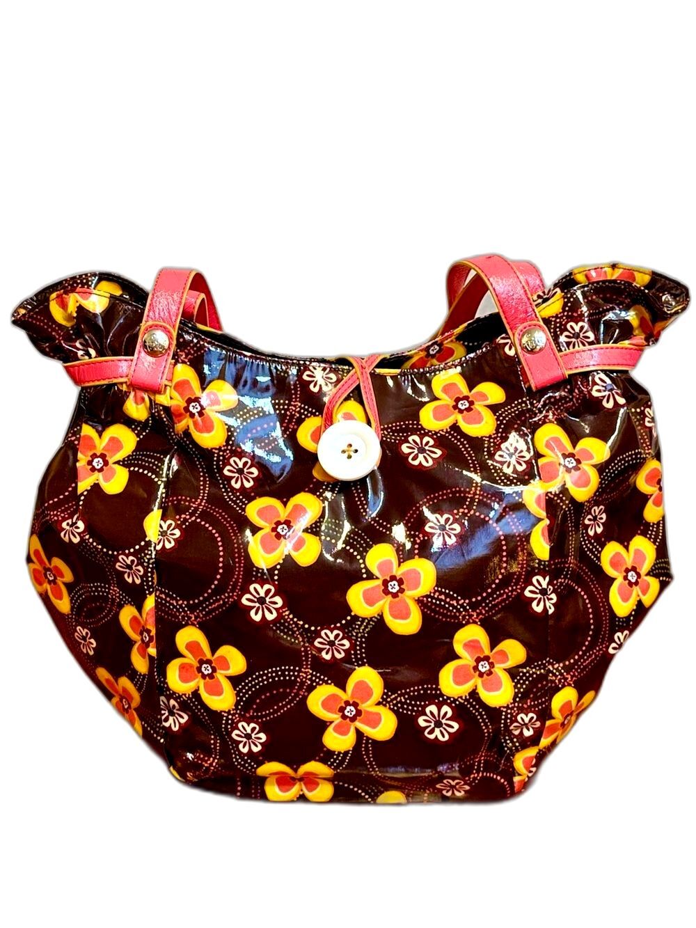 Vintage Vera Bradley Buttercup Frill Whimsy Tote Bag Retro